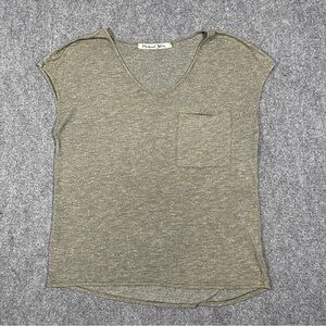 Michael Star Green V neck Pocket Shirt Size OS